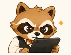 小房狸專注盯著平板同步房量